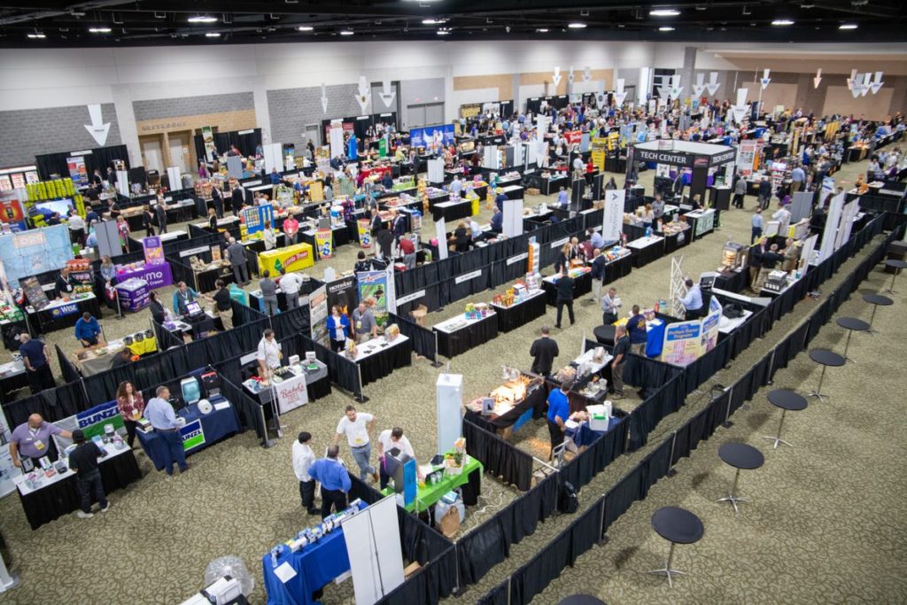 View of the tradeshow